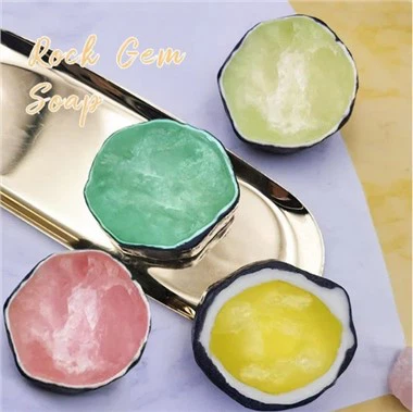 Crystal Gemstone Rock sapun