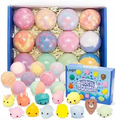 Iznenađenje kupatila bombe s igračkama iznutra za djecu