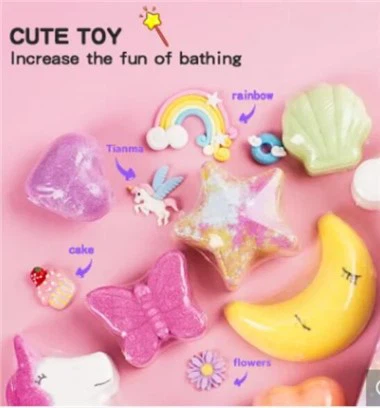 Rainbow Bath bombe s igračkama iznutra