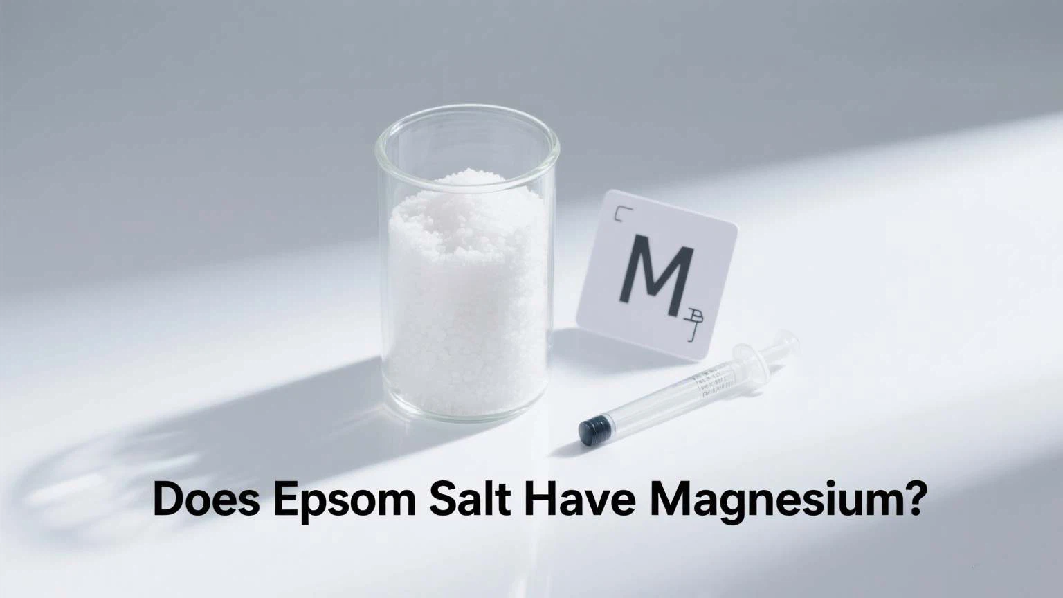 Does Epsom Salt Have Magnesium Does Epsom Salt Have Magnesium
